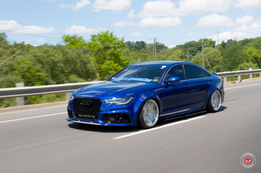  Audi A6 Sedan on Vossen Wheels (VPS-318) (4G, C7) 2016 года  (фото 54 из 59)